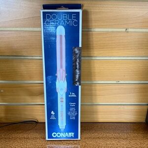 Conair Double Ceramic 1” barrel Curling Iron - Pink